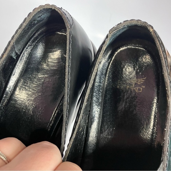 Dansko Y2K black leather clog loafers size 41 - Picture 5 of 10